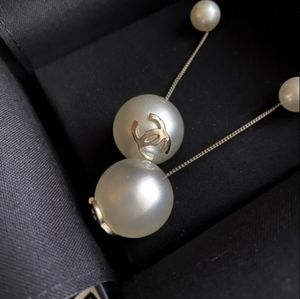 Chanel Pearl Drop Earrings